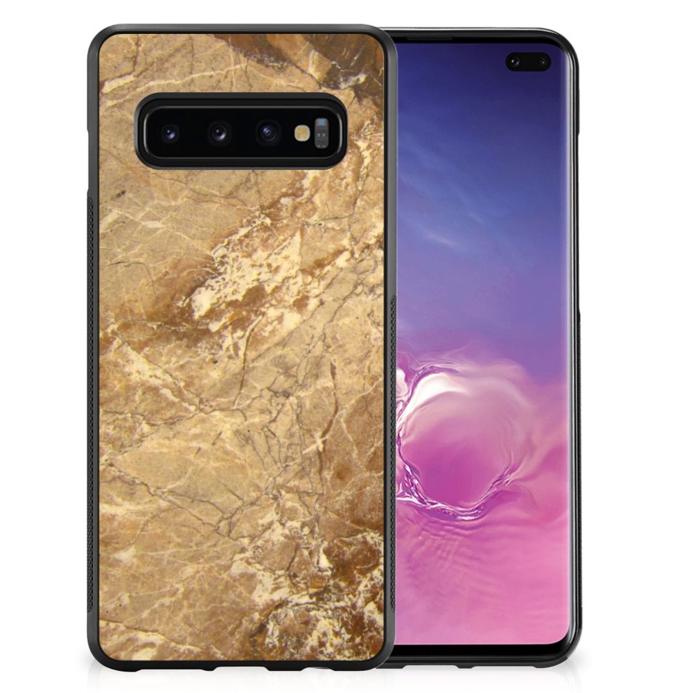 Samsung Galaxy S10+ Gripcase Marmer Creme