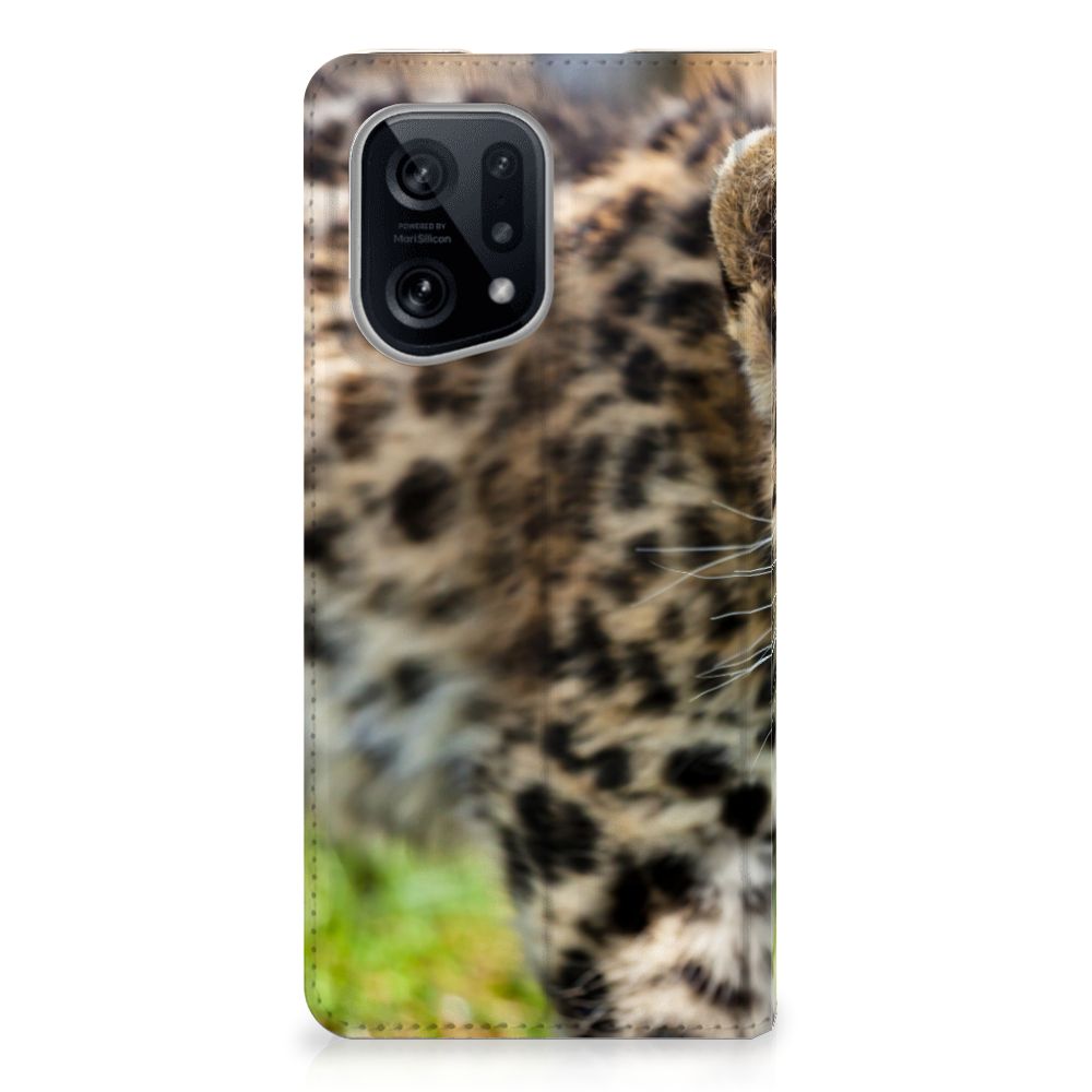 OPPO Find X5 Hoesje maken Baby Luipaard - B2C Telecom