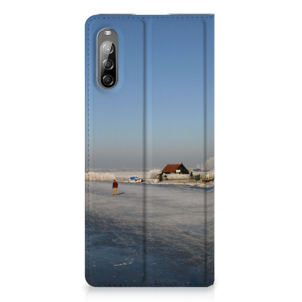 Sony Xperia L4 Book Cover Schaatsers - B2C Telecom
