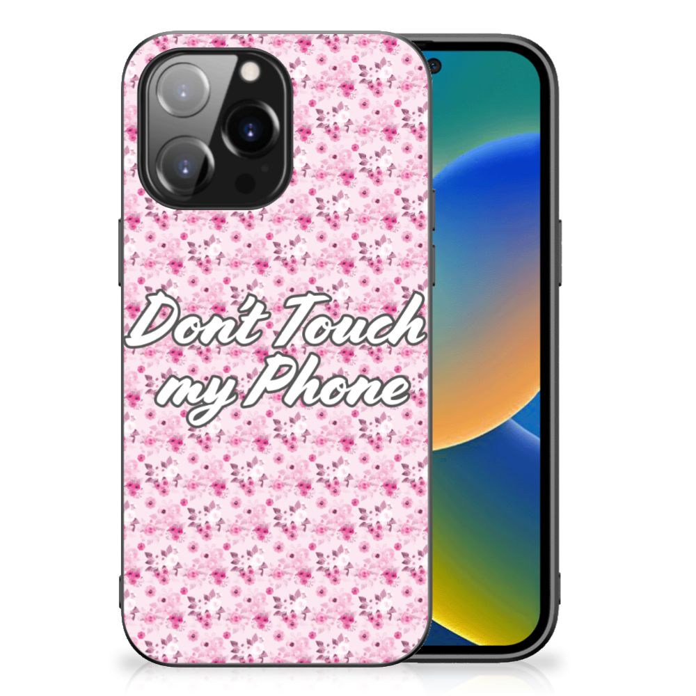 iPhone 14 Pro Max Telefoon Hoesje Flowers Pink DTMP B2C Telecom