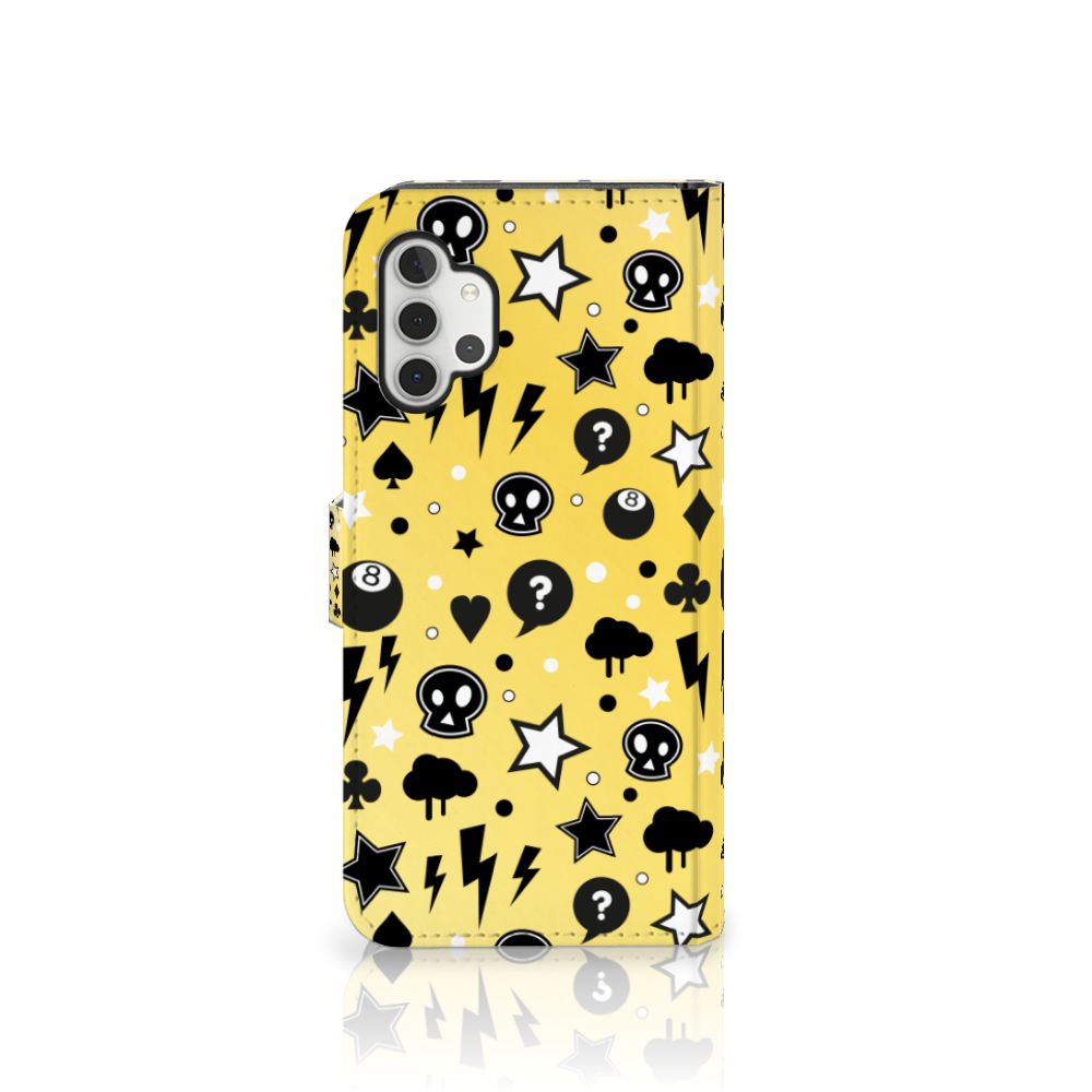 Telefoonhoesje met Naam Samsung Galaxy A32 5G Punk Geel