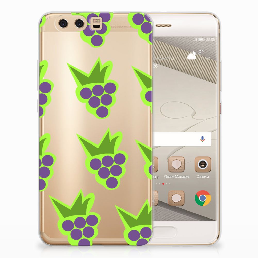 Huawei P10 Plus Siliconen Case Druiven