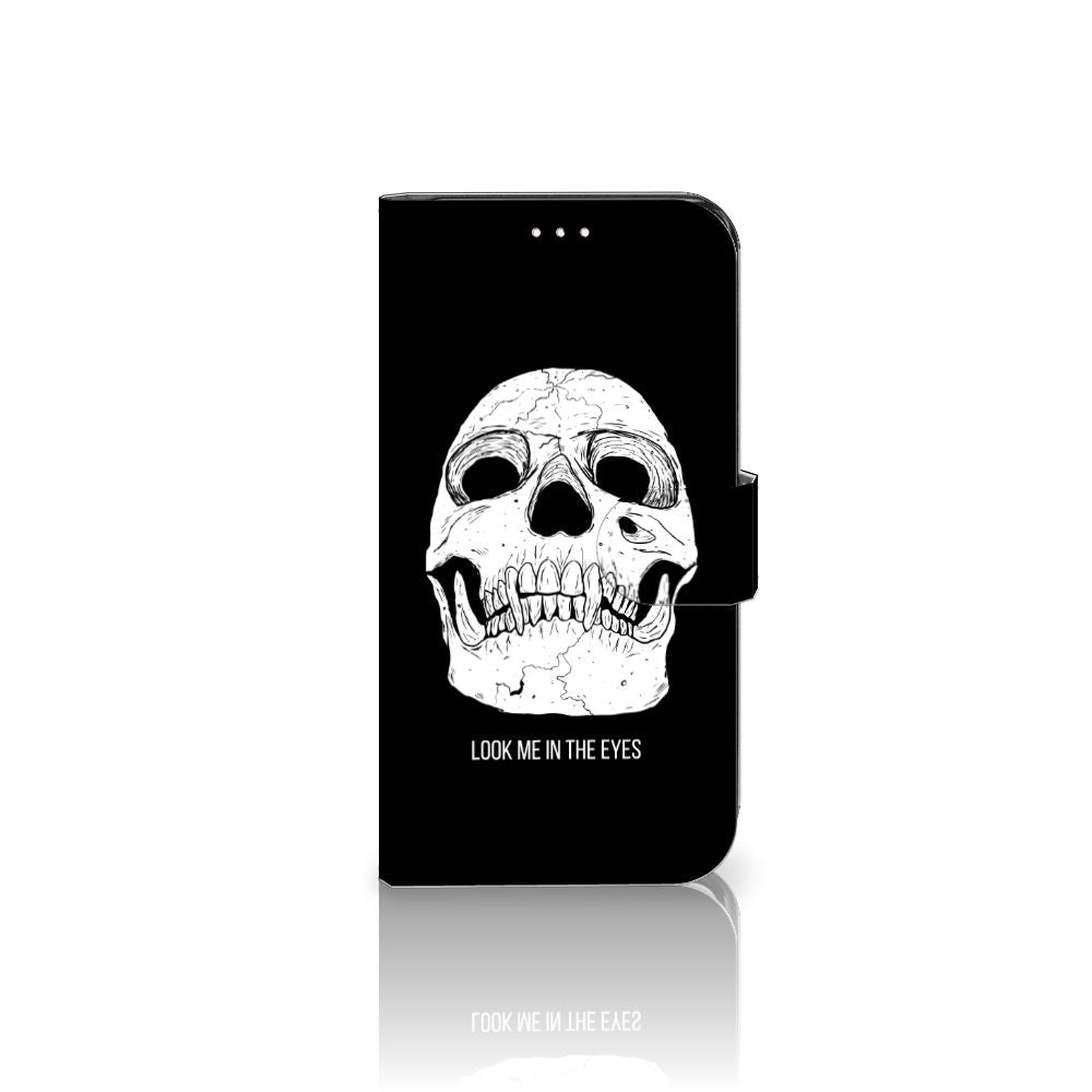 Telefoonhoesje met Naam Samsung Galaxy S23 Skull Eyes