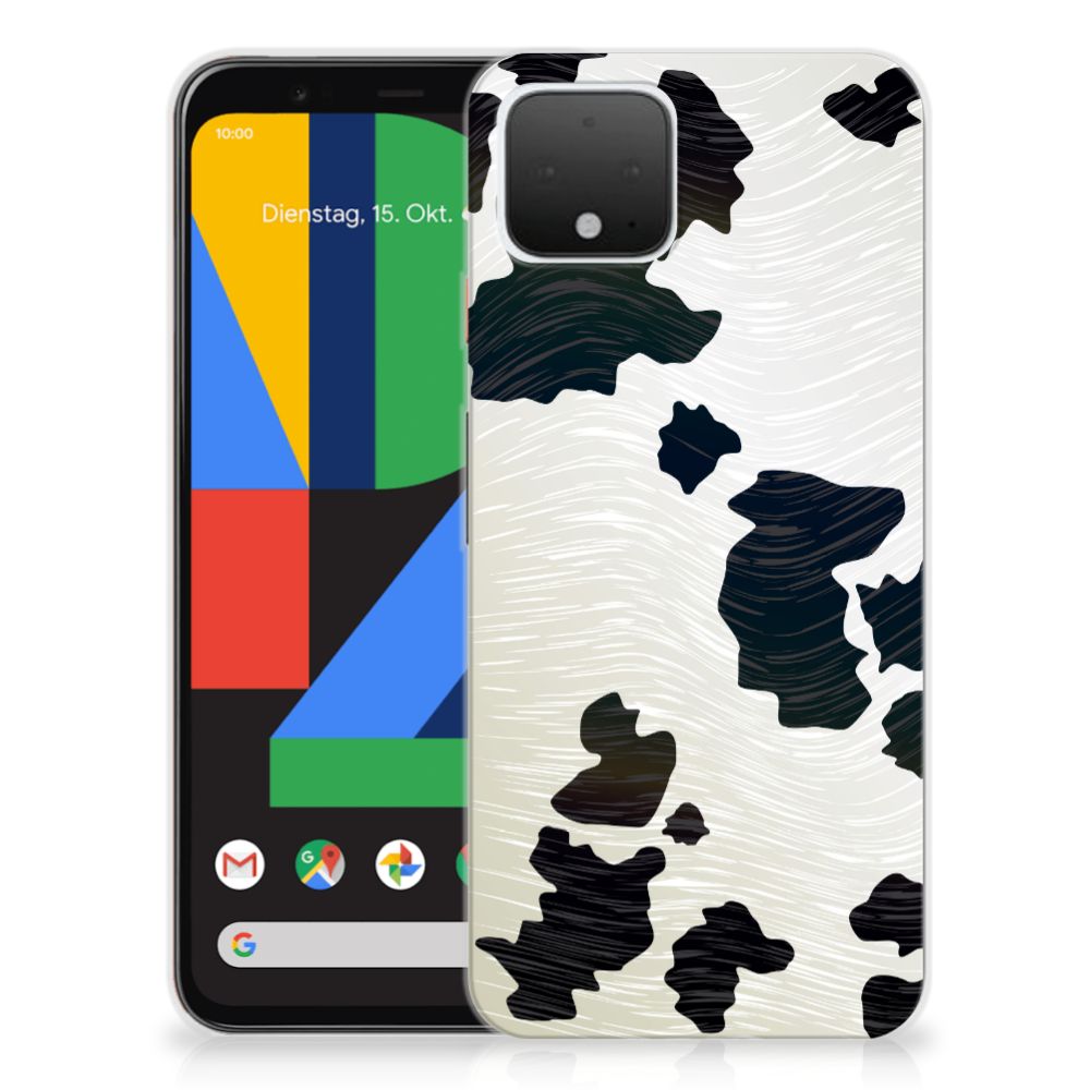 Google Pixel 4 TPU Hoesje Koeienvlekken