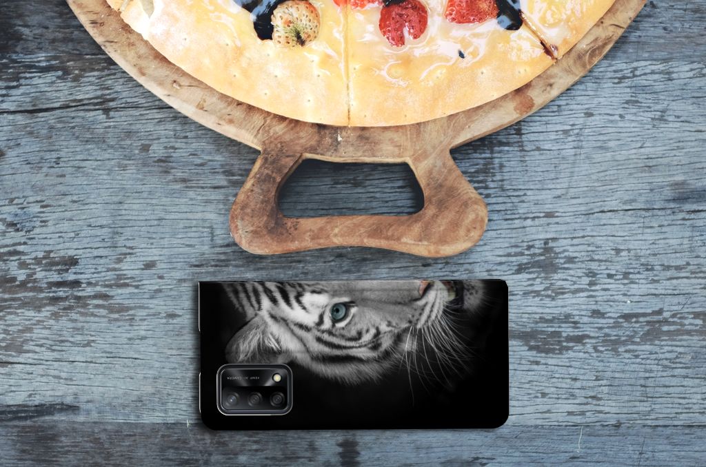 OPPO A74 4G Hoesje maken Tijger - B2C Telecom