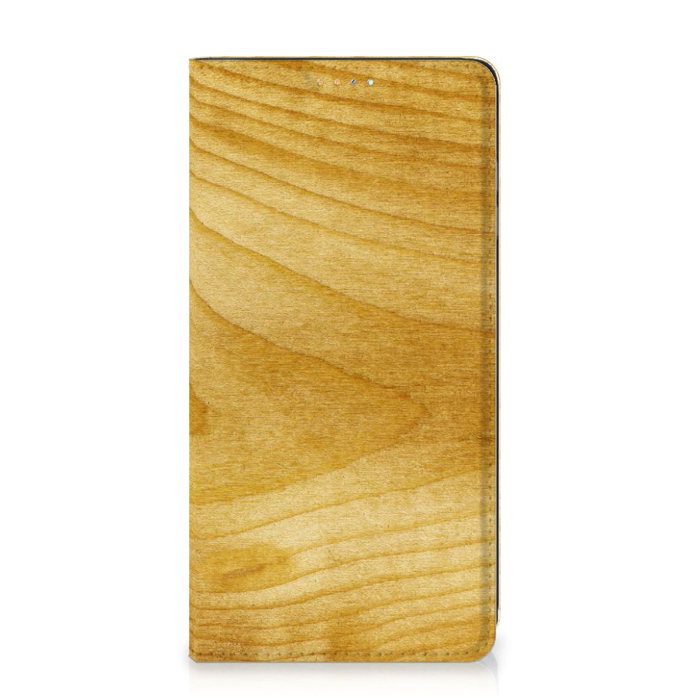 Samsung Galaxy A32 4G | A32 5G Enterprise Editie Book Wallet Case Licht Hout - B2C Telecom