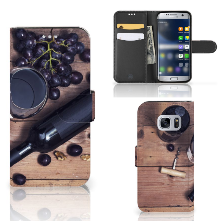 Samsung Galaxy S7 Book Cover Wijn