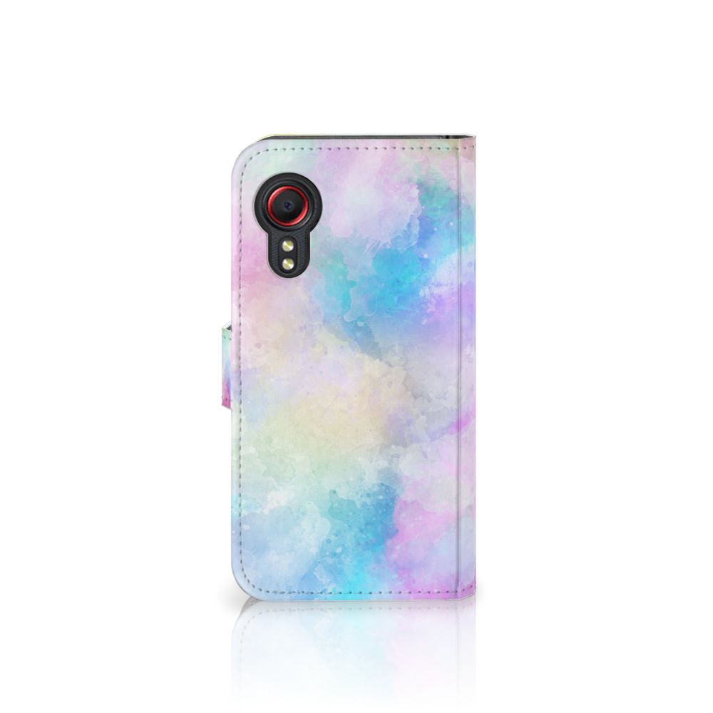 Hoesje Samsung Galaxy Xcover 5 Watercolor Light met pastelkleuren in een uniek design.
