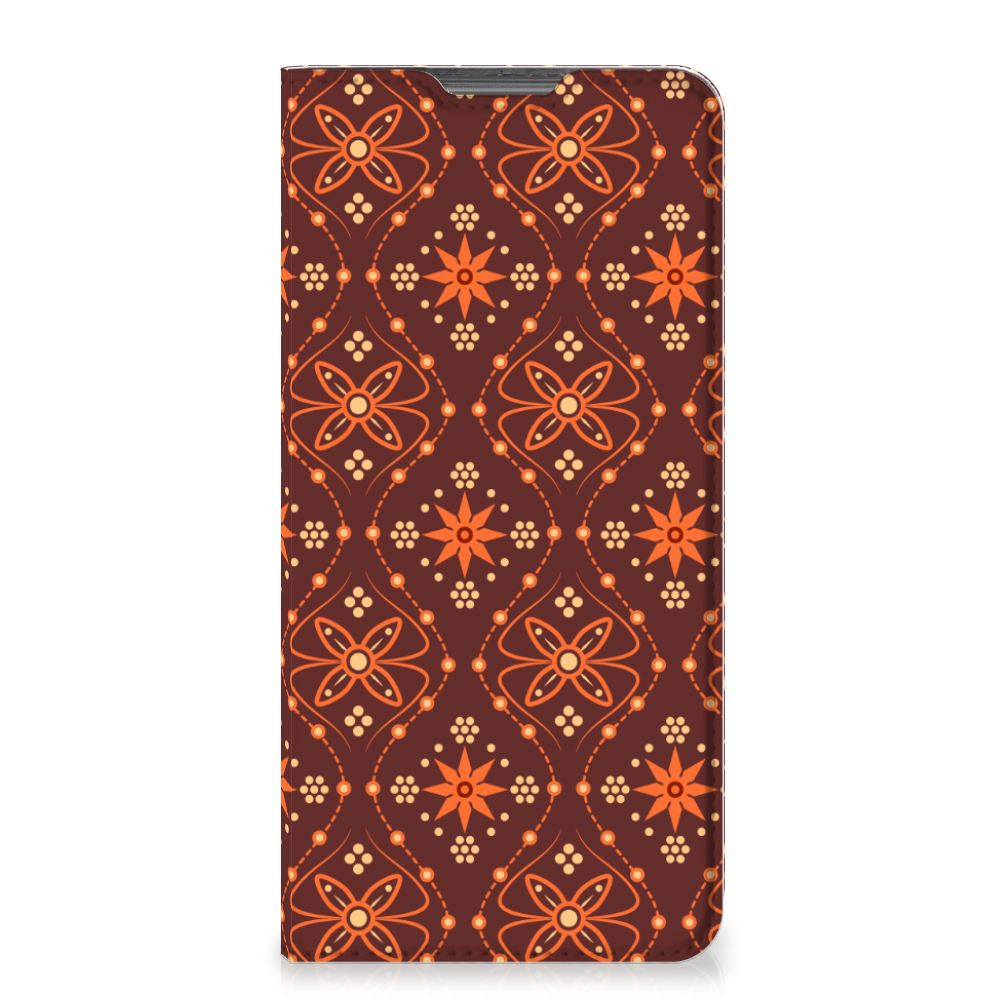 Motorola Moto G52 | Moto G82 Hoesje met Magneet Batik Brown