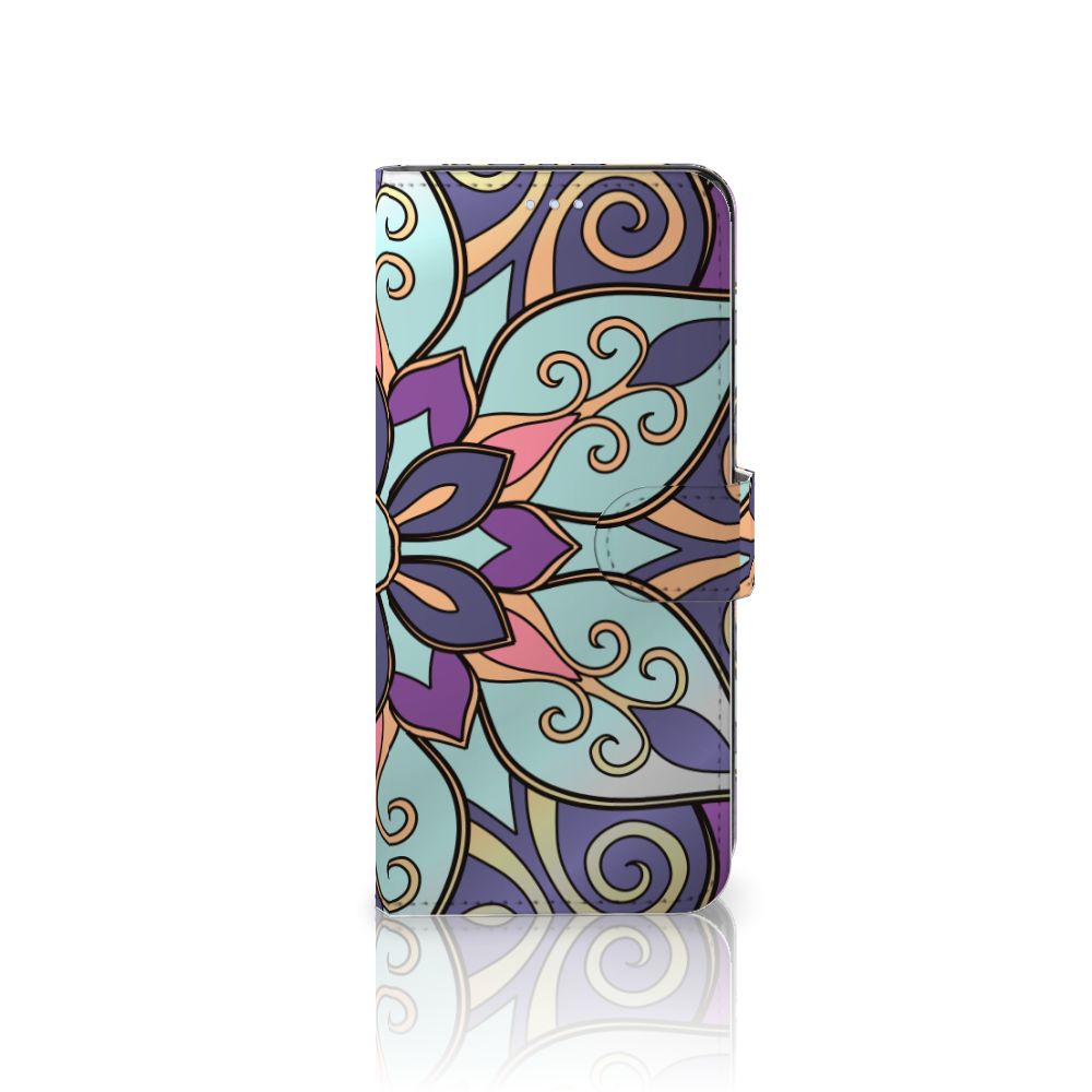 OPPO Reno 8 Lite | OnePlus Nord N20 Hoesje Purple Flower