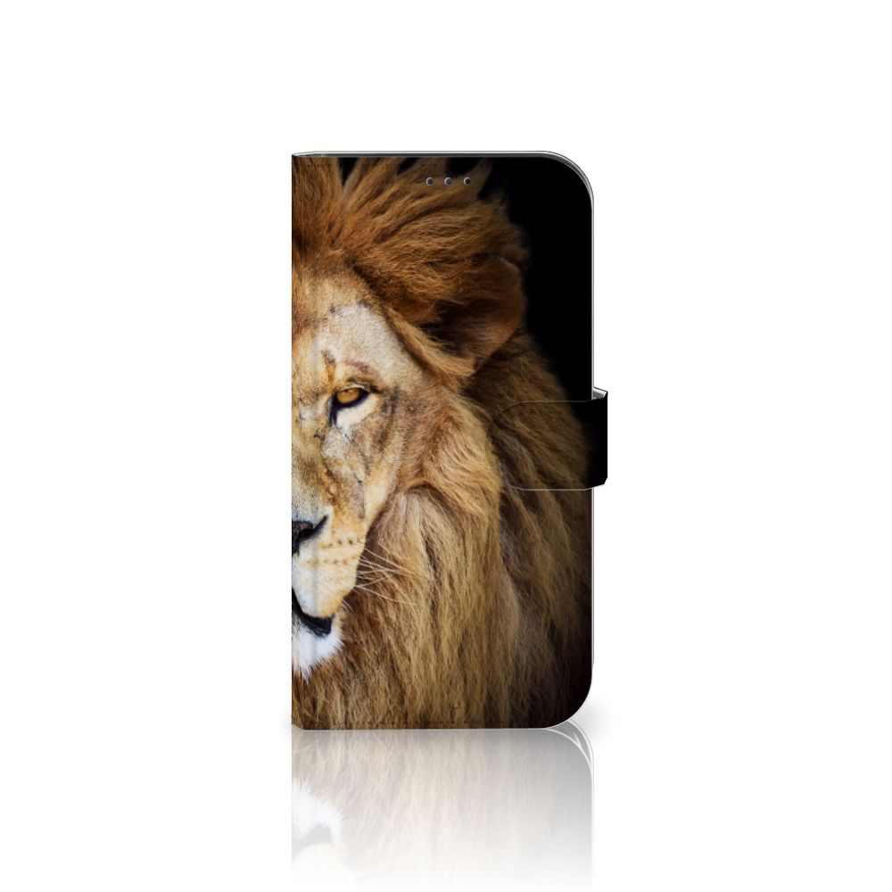 Apple iPhone 12 Pro Max Telefoonhoesje met Pasjes Leeuw