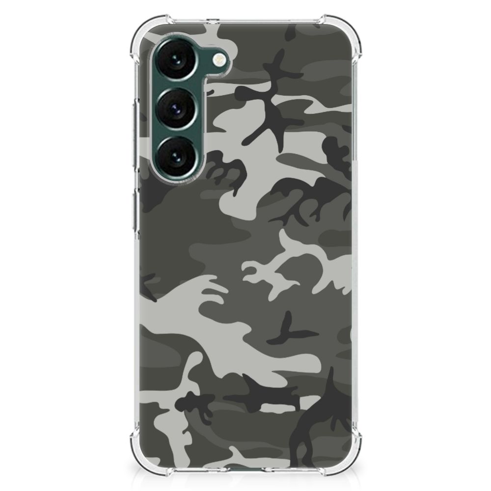 Samsung Galaxy S23 Plus Doorzichtige Silicone Hoesje Army Light B2C Telecom