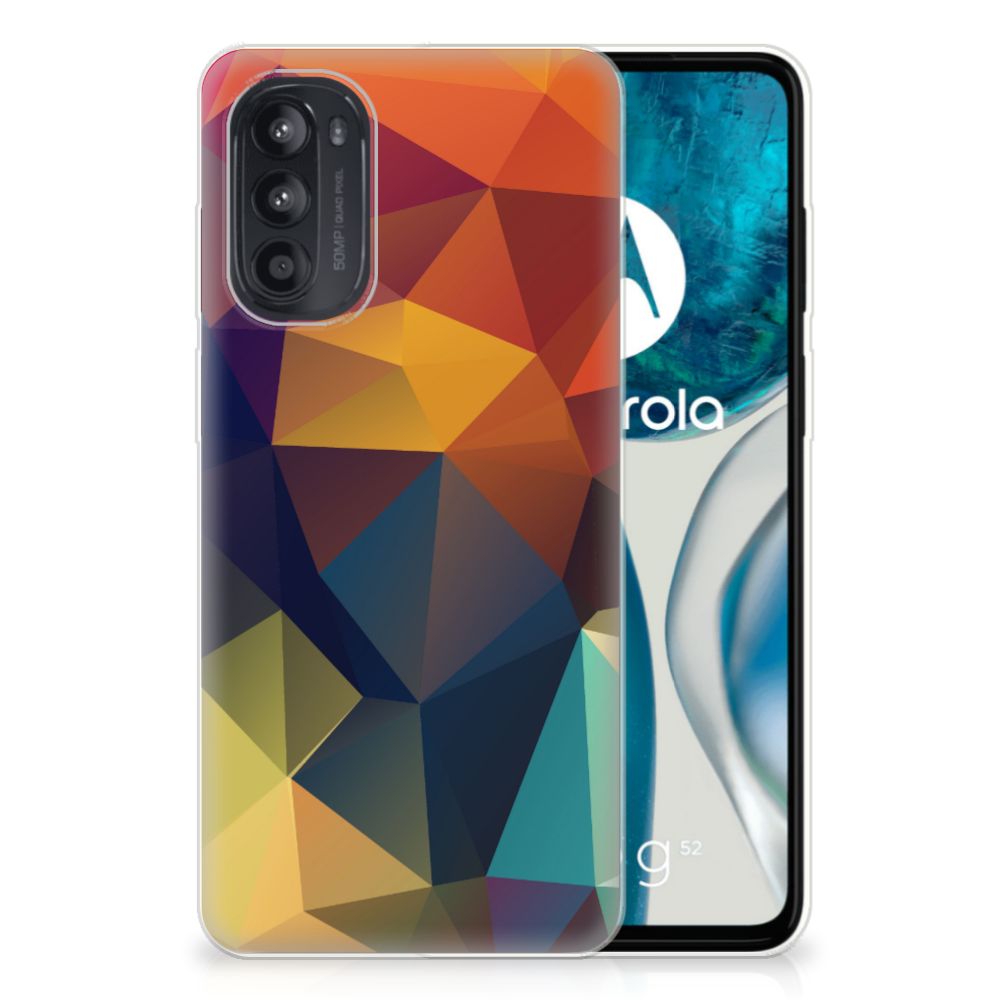 Motorola Moto G52/G82 TPU Hoesje Polygon Color