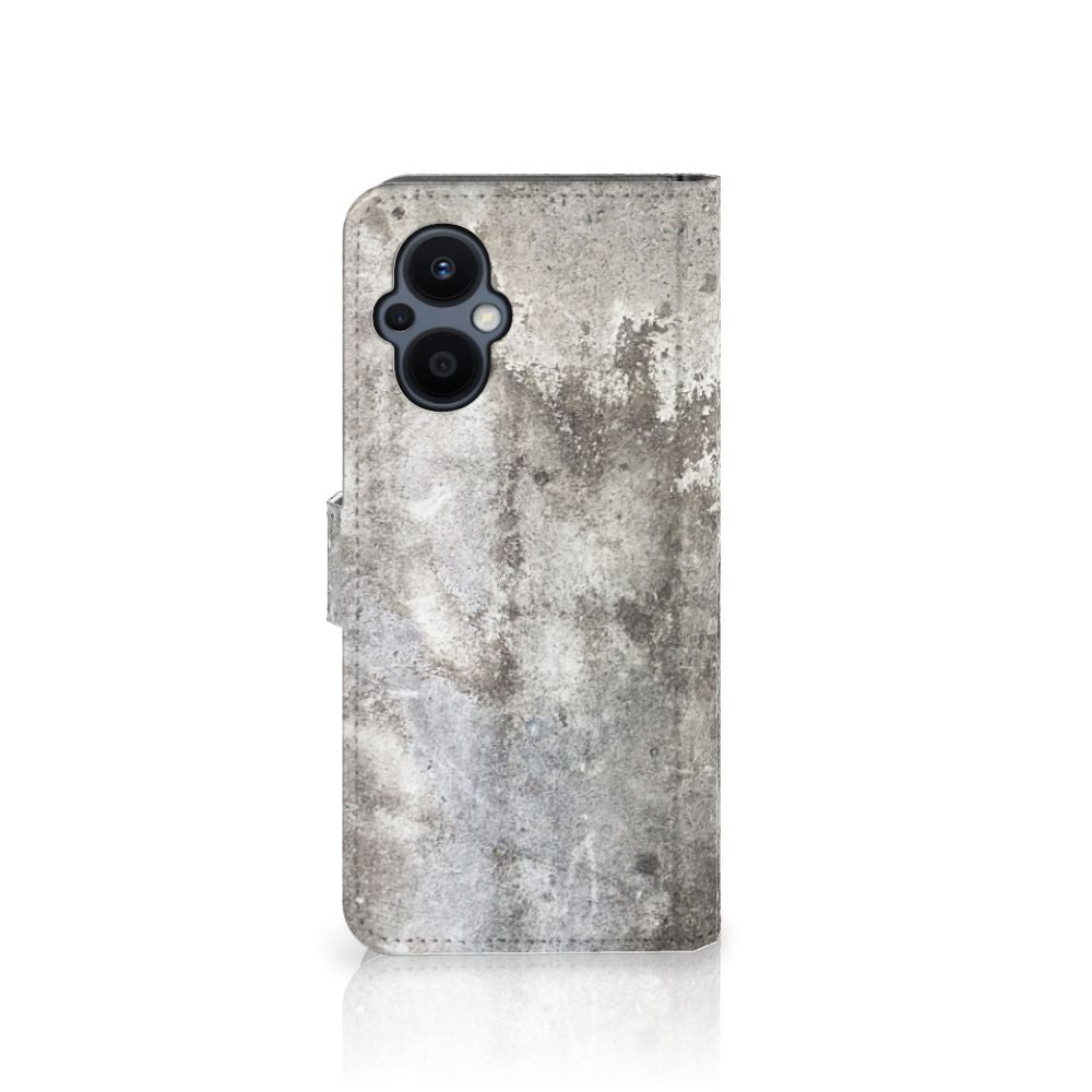 OPPO Reno 8 Lite | OnePlus Nord N20 Bookcase Beton Print