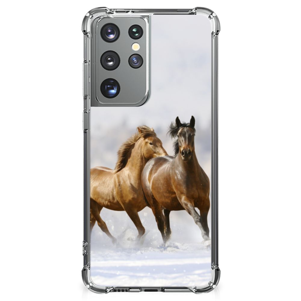 Samsung Galaxy S21 Ultra Case Anti-shock Paarden B2C Telecom