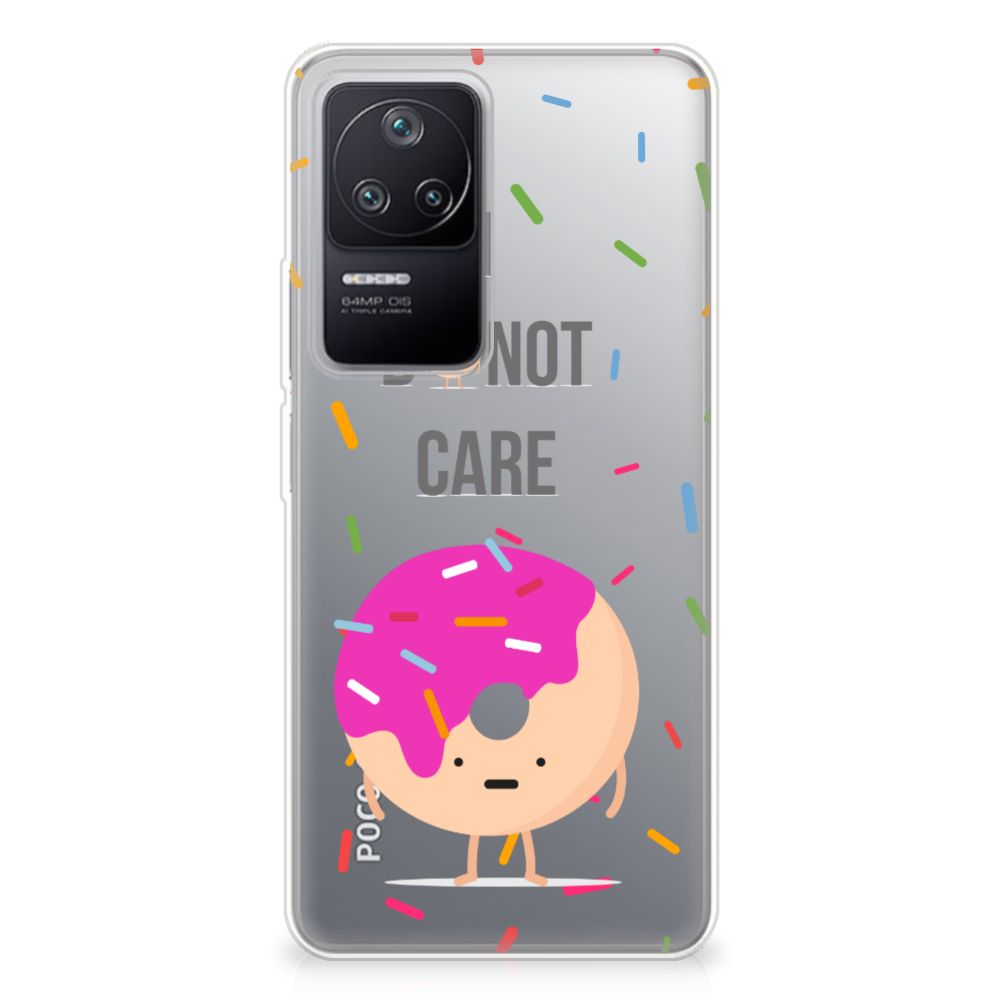 Xiaomi Poco F4 Siliconen Case Donut Roze