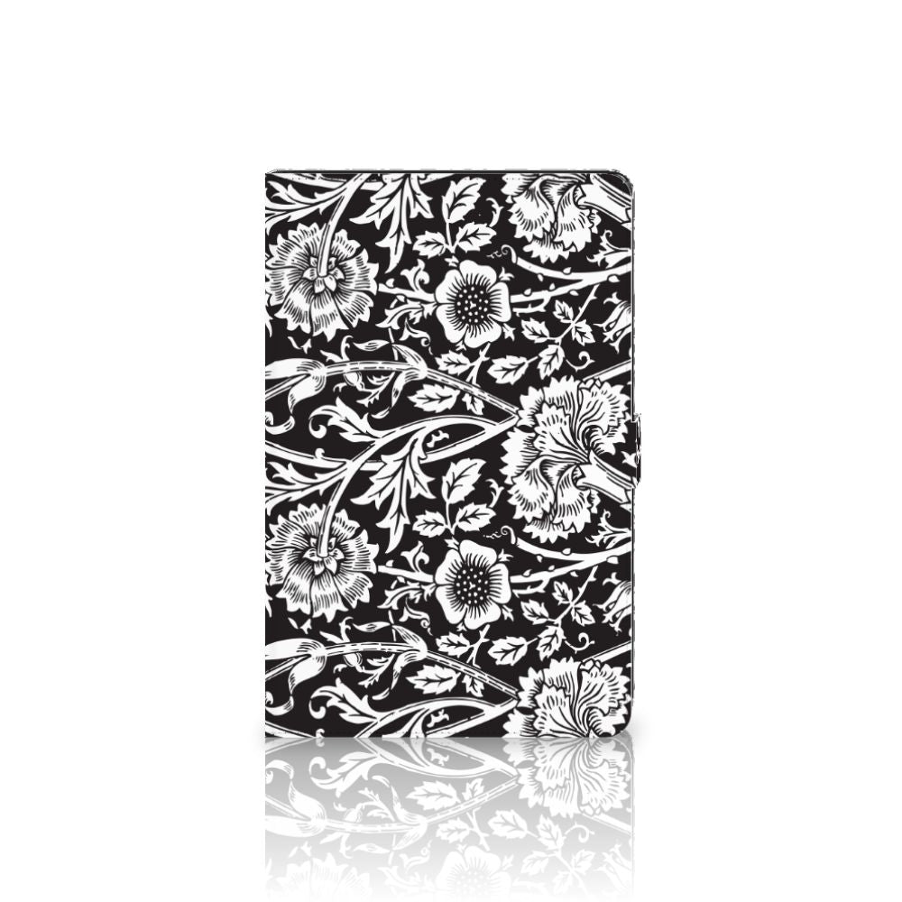 Lenovo Tab M10 Plus 3rd Gen 10.6 inch Tablet Cover Black Flowers