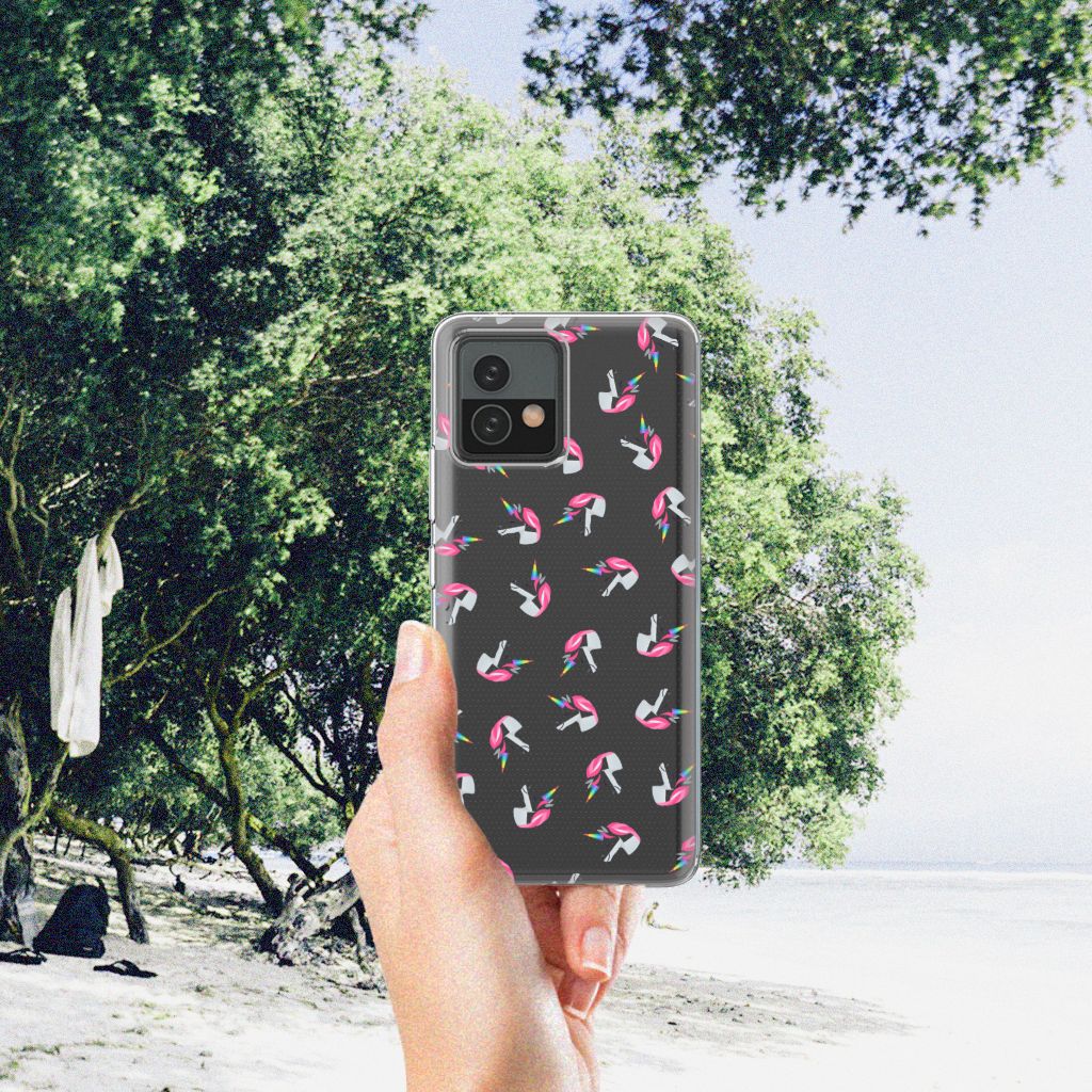 TPU bumper voor Motorola Moto G72 Unicorns B2C Telecom