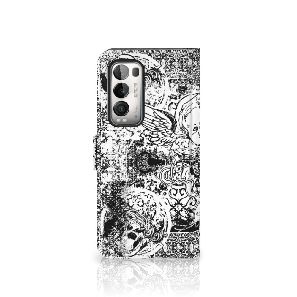 Telefoonhoesje met Naam OPPO Find X3 Neo 5G Skulls Angel