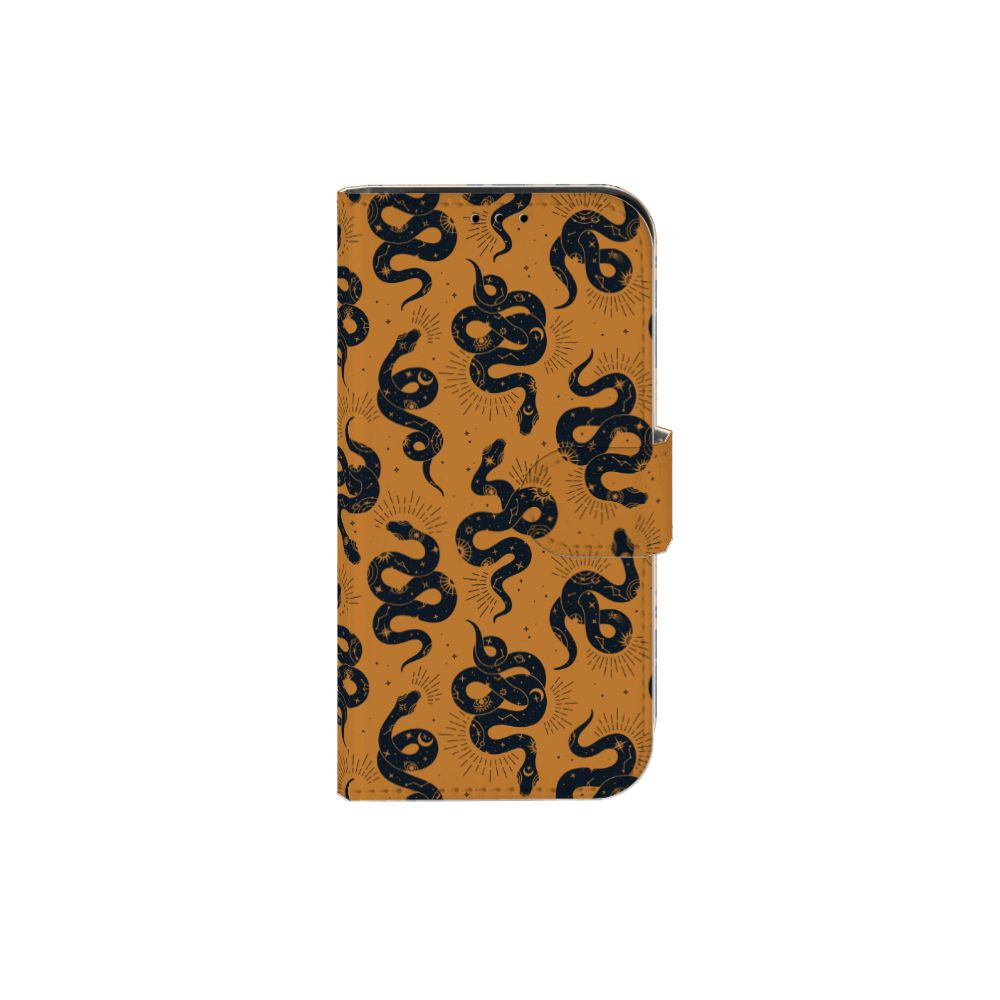 Telefoonhoesje met Pasjes voor iPhone 13 Mini Snakes
