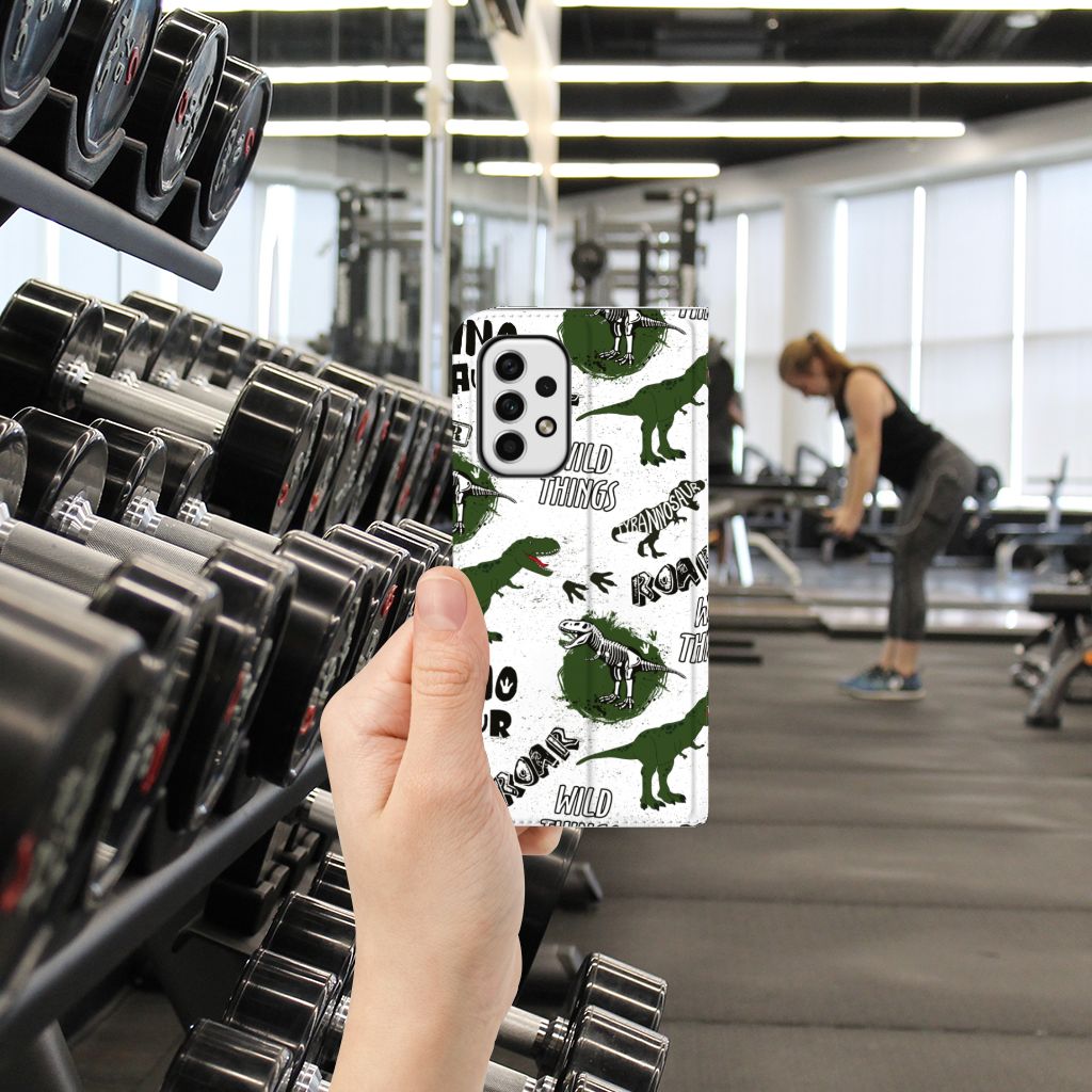 Hoesje maken voor Samsung Galaxy A23 Dinosaurus - B2C Telecom