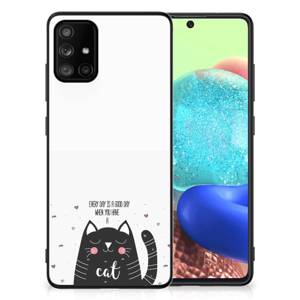 Samsung Galaxy A71 Hoesje Cat Good Day B2C Telecom