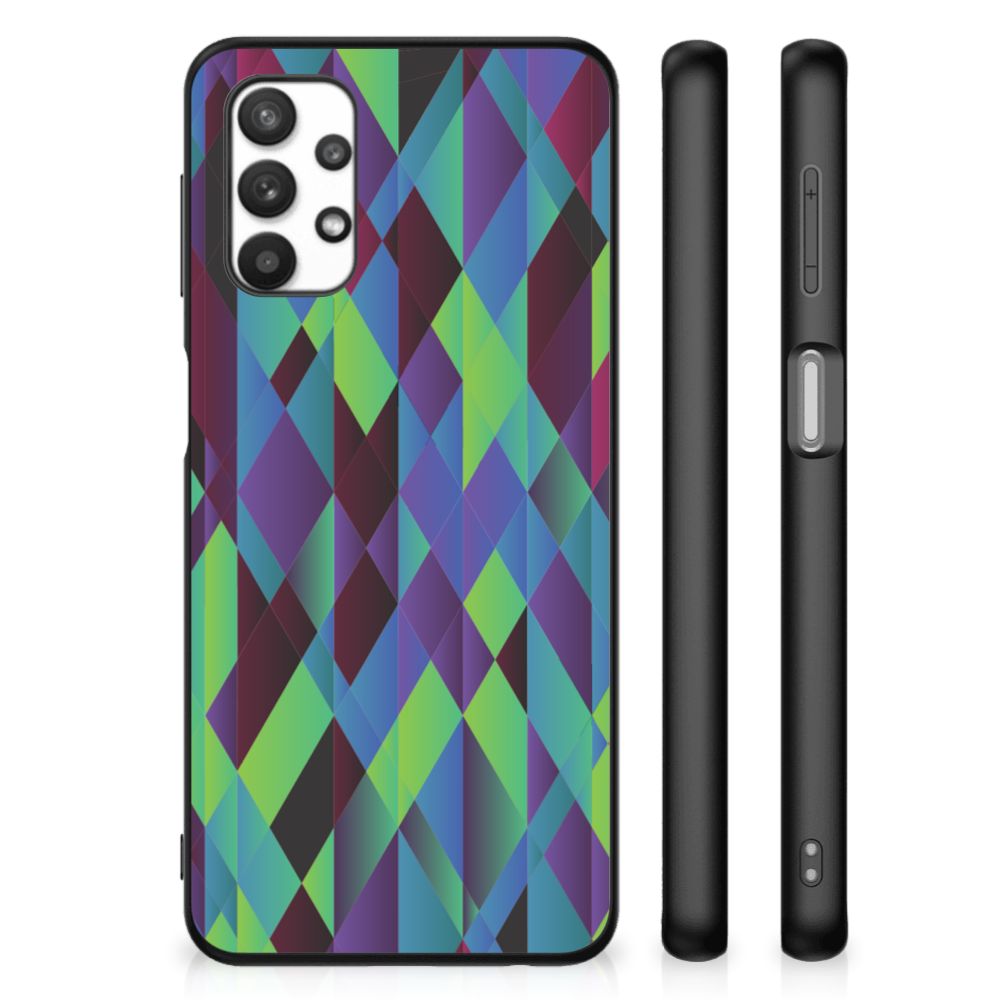 Samsung Galaxy A32 5G Backcover Abstract Green Blue B2C Telecom