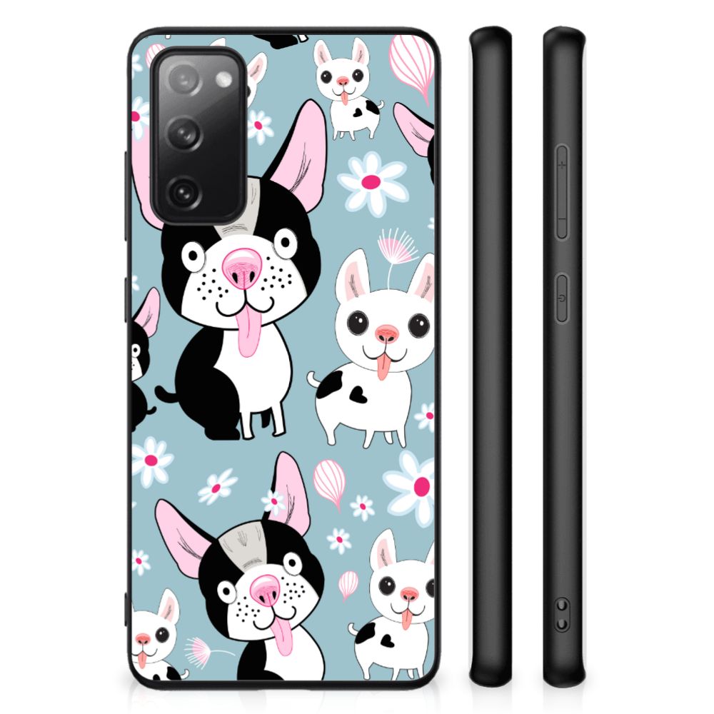Samsung Galaxy S20 FE Dierenprint Telefoonhoesje Hondjes B2C Telecom