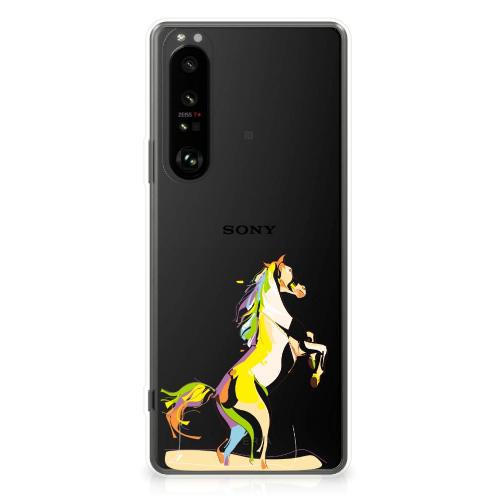 Sony Xperia 1 III Telefoonhoesje met Naam Horse Color