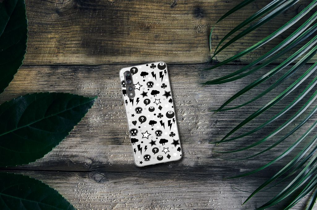 Silicone Back Case Huawei P20 Pro Silver Punk