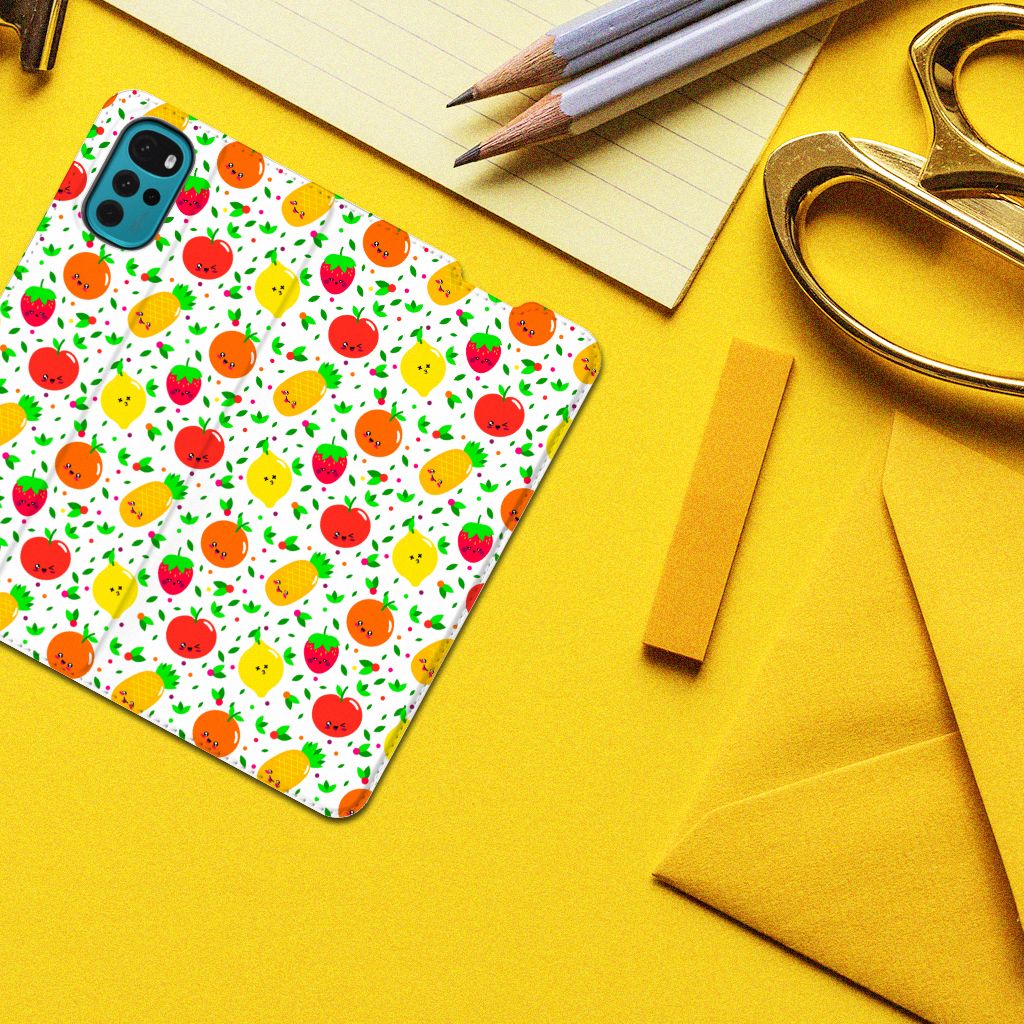 Motorola Moto G22 Flip Style Cover Fruits - B2C Telecom