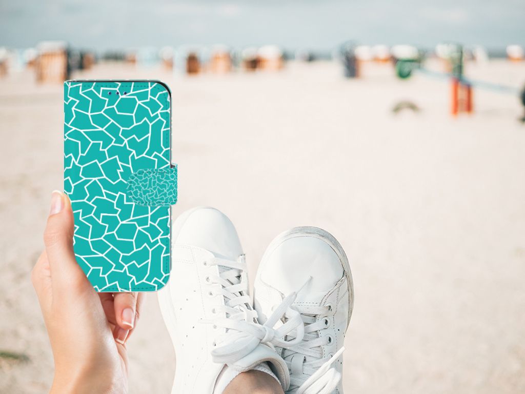 Samsung Galaxy S10e Hoesje Cracks Blue