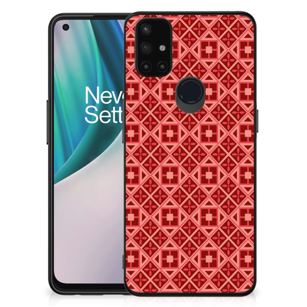 OnePlus Nord N10 5G Back Case Batik Rood