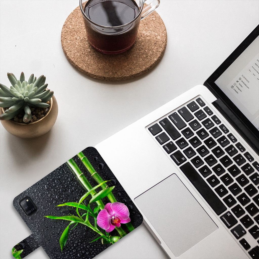 Samsung Galaxy A31 Hoesje Orchidee