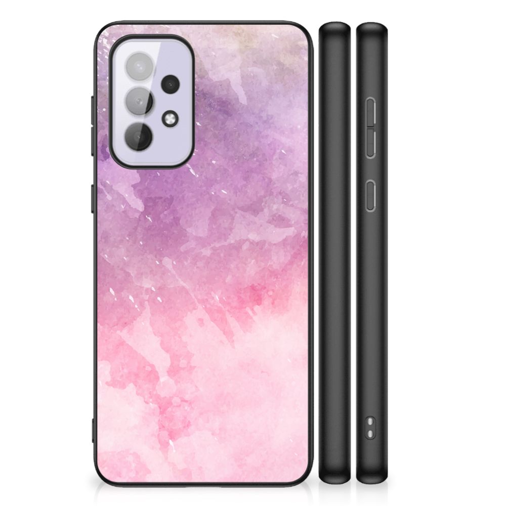 Kleurrijke Telefoonhoesje Samsung Galaxy A33 5G Pink Purple Paint B2C Telecom