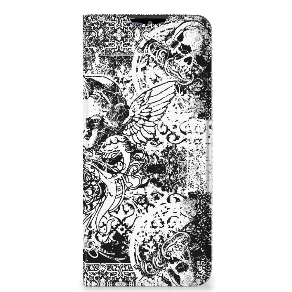 Mobiel BookCase Samsung Galaxy M02s | A02s Skulls Angel - B2C Telecom