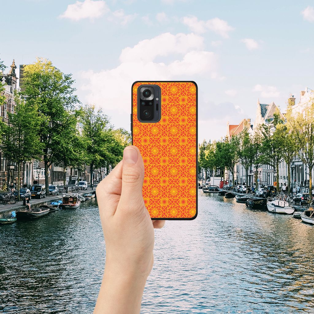 Xiaomi Redmi Note 10 Pro Back Case Batik Oranje B2C Telecom