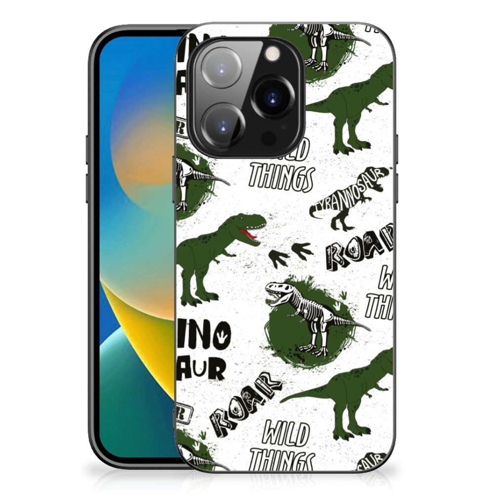 Dierenprint Telefoonhoesje voor iPhone 14 Pro Dinosaurus B2C Telecom
