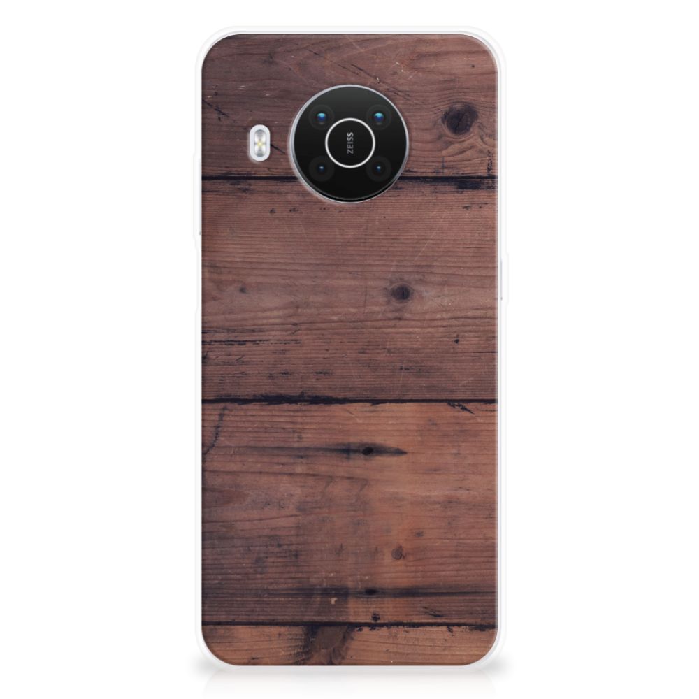 Nokia X10 | X20 Bumper Hoesje Old Wood