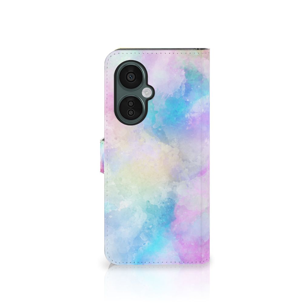 Hoesje OnePlus Nord CE 3 Lite Watercolor Light in pastel colors with a watercolor design.