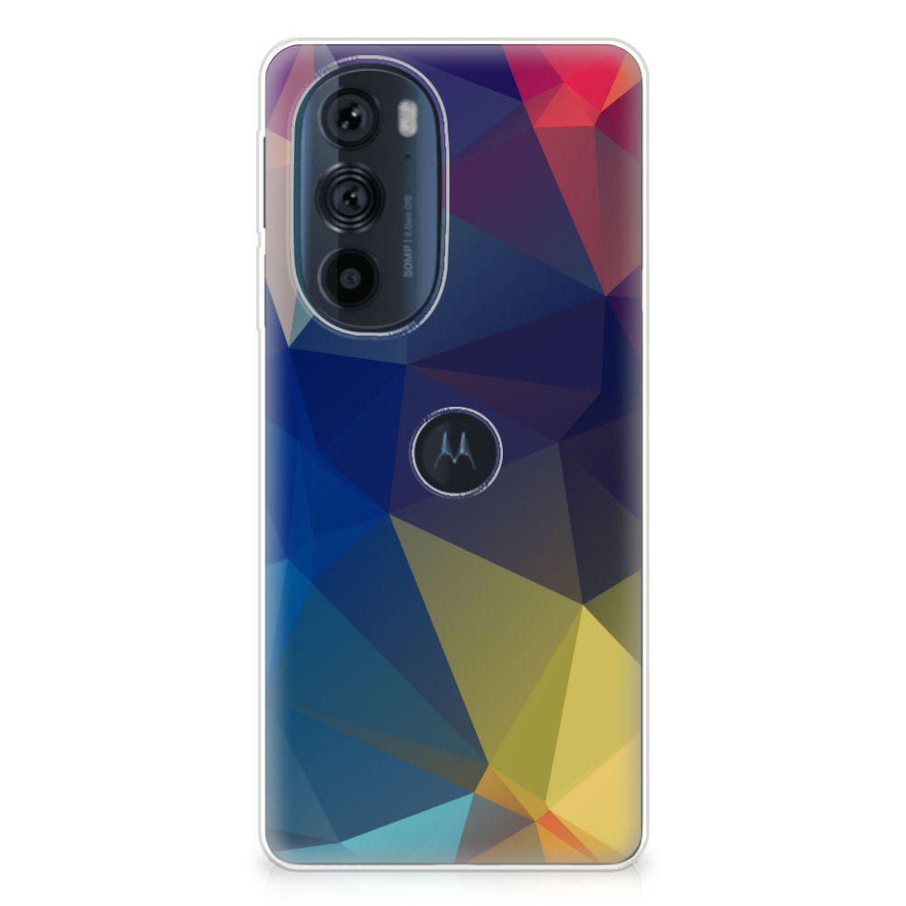 Motorola Edge 30 Pro TPU Hoesje Polygon Dark B2C Telecom