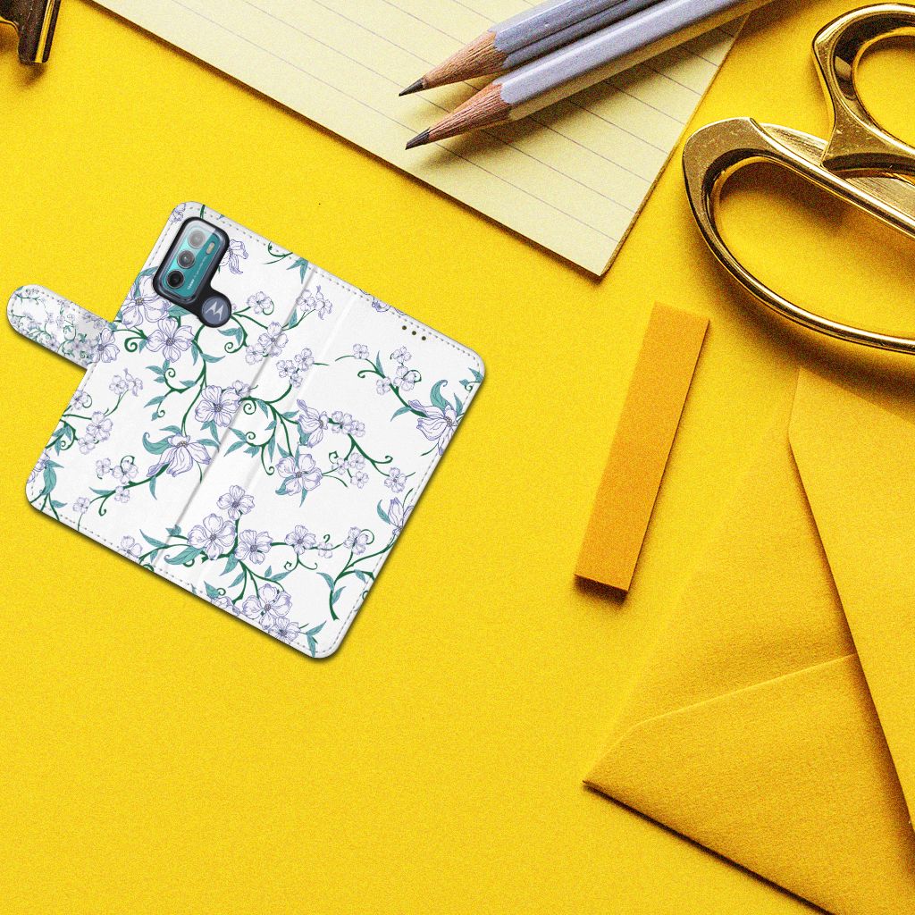 Motorola Moto G60 Uniek Hoesje Blossom White
