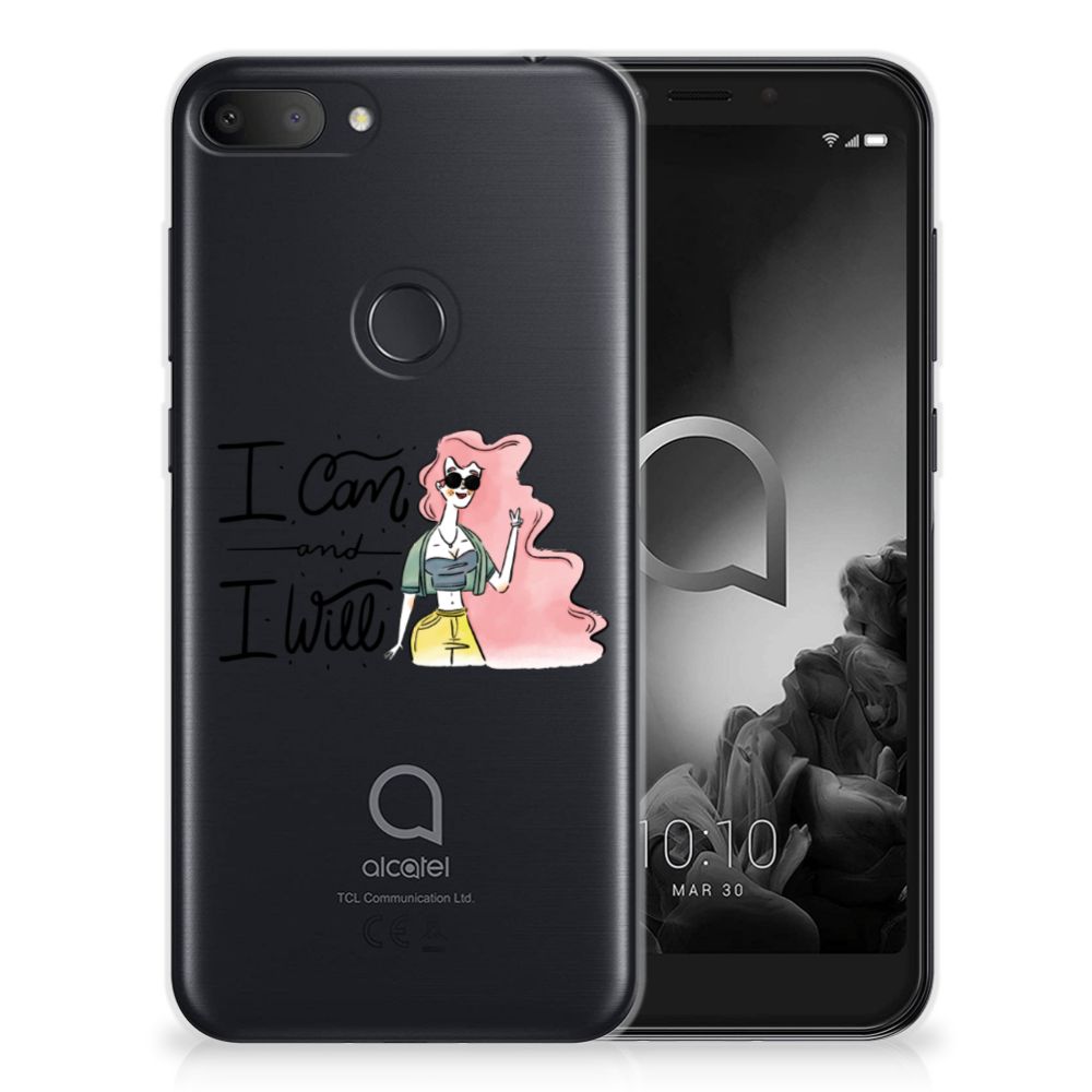 Alcatel 1S (2019) Telefoonhoesje met Naam i Can
