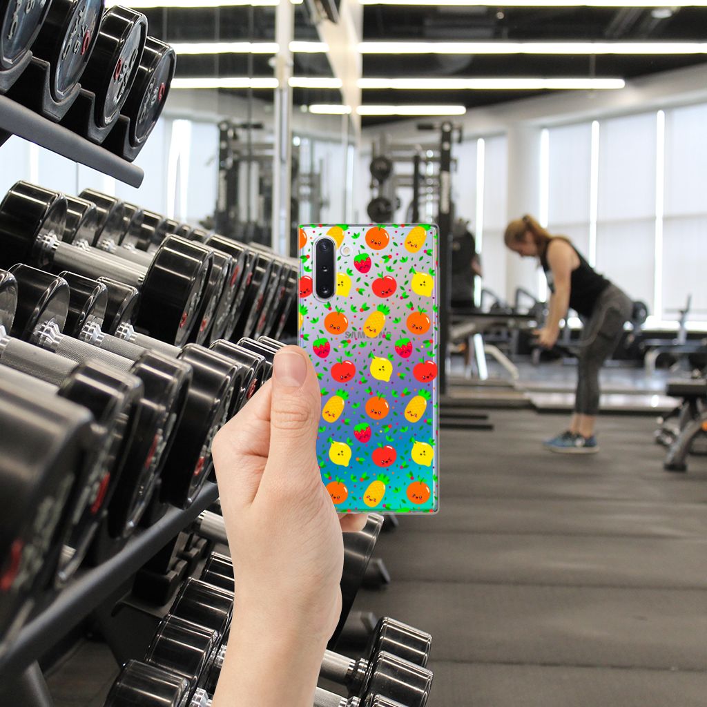 Samsung Galaxy Note 10 Siliconen Case Fruits