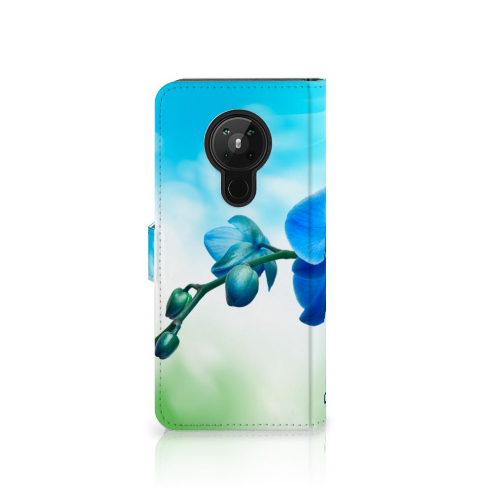 Nokia 5.3 Hoesje Orchidee Blauw - Cadeau voor je Moeder