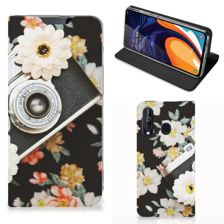 Samsung Galaxy A60 Stand Case Vintage Camera