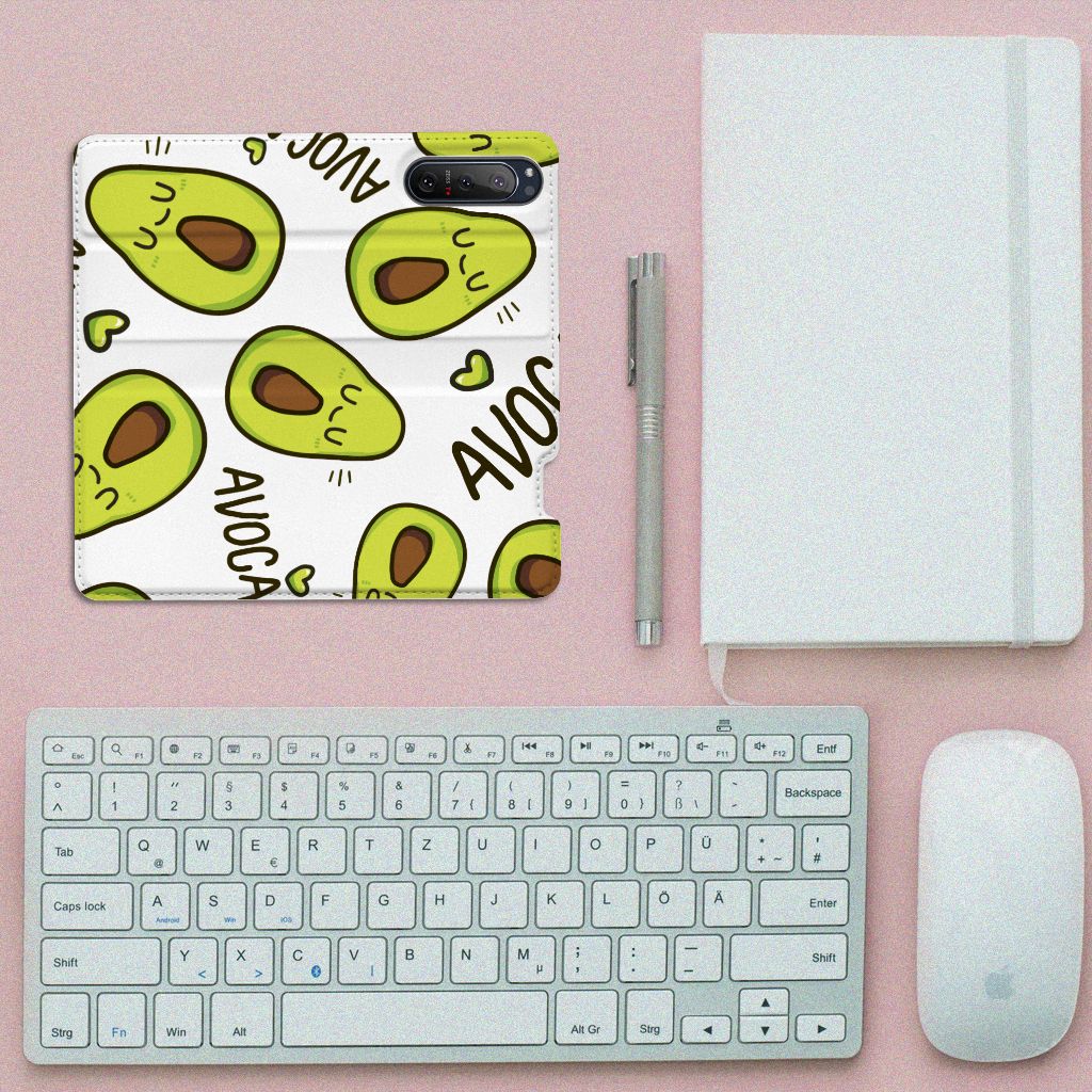 Sony Xperia 5 II Magnet Case Avocado Singing - B2C Telecom