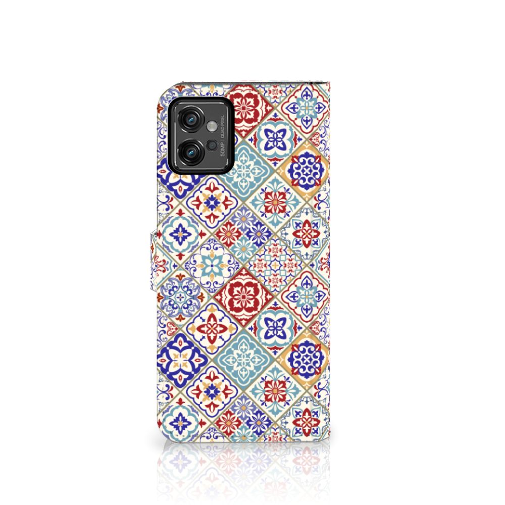 Motorola Moto G32 Bookcase Tiles Color