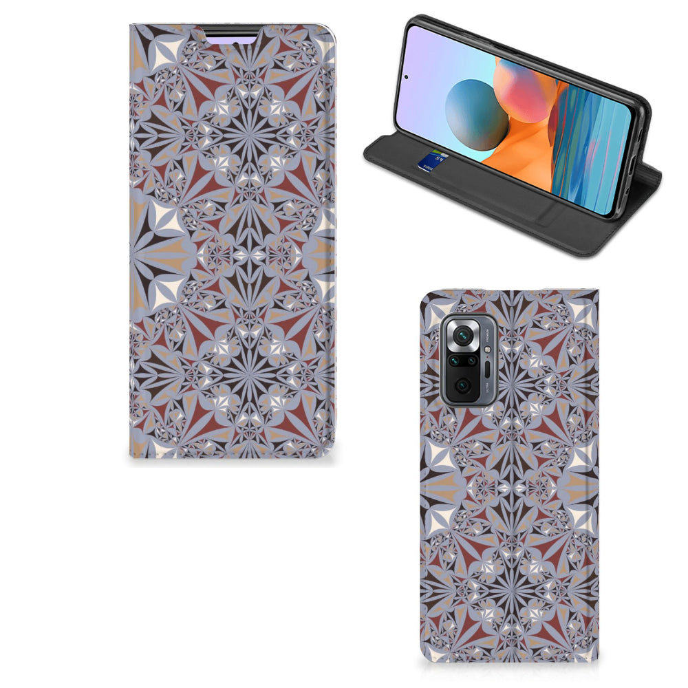 Xiaomi Redmi Note 10 Pro Standcase Flower Tiles