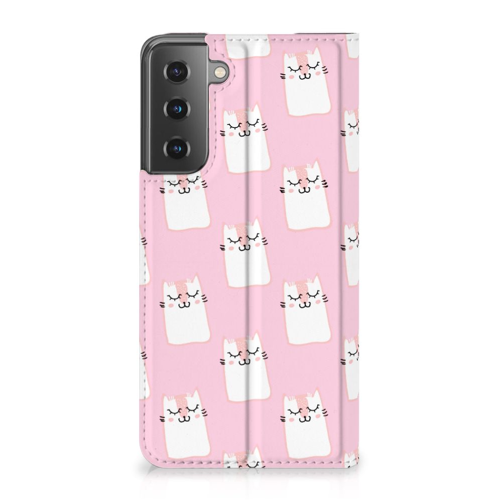 Samsung Galaxy S21 Hoesje maken Sleeping Cats - B2C Telecom